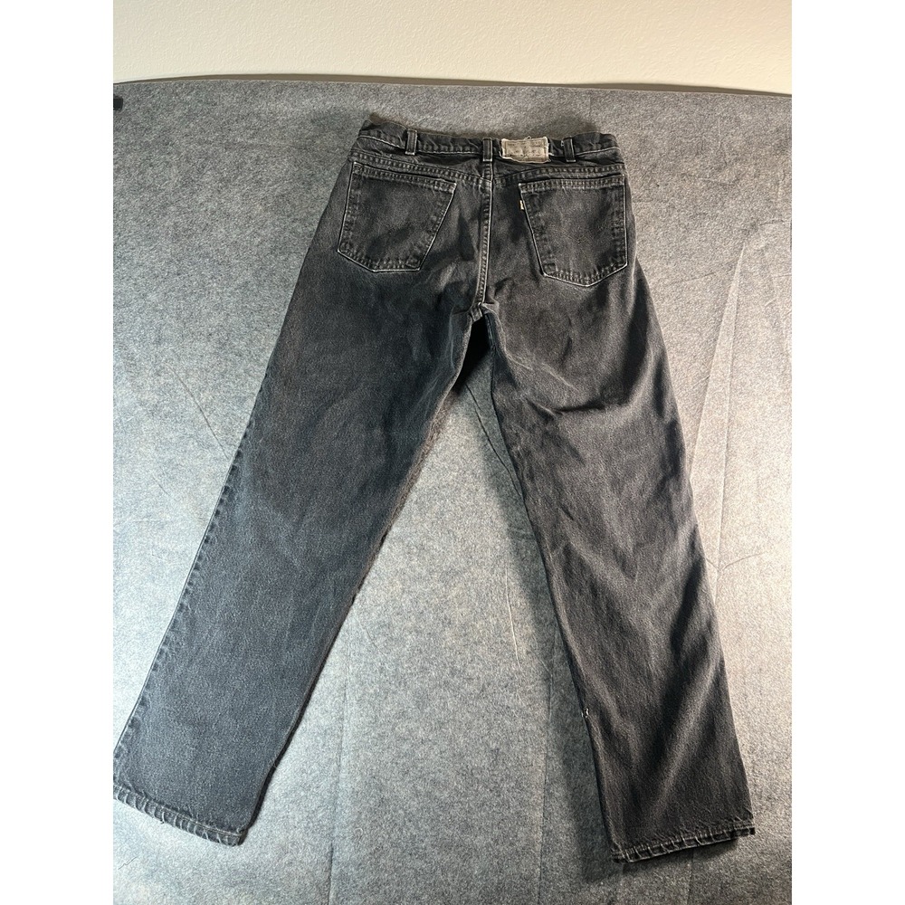 Vintage Levi's Gold Tab Black Denim USA Made Tagged 24x30  90s